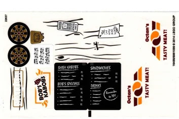 LEGO Sticker for Set 70812