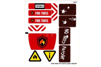 LEGO Sticker for Set 70813