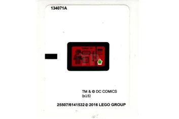 LEGO Sticker for Set 76044 (North American Version)