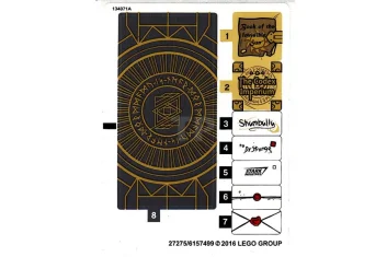 LEGO Sticker for Set 76060 (North American Version)