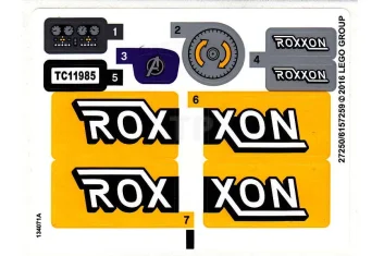 LEGO Sticker for Set 76067 (North American Version)