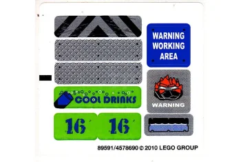 LEGO Sticker for Set 8191