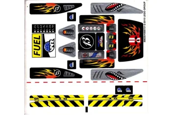 LEGO Sticker for Set 8899 - Sheet 2 