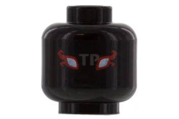 LEGO Hoofd Minifiguur met buitenaards wezen en vlammenpatroon