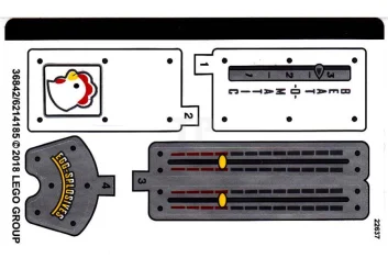 LEGO Autocollant pour l'ensemble 70920
