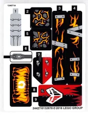 LEGO Sticker for Set 70316 