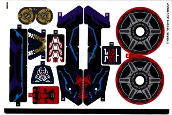 LEGO Sticker for Set 70642 