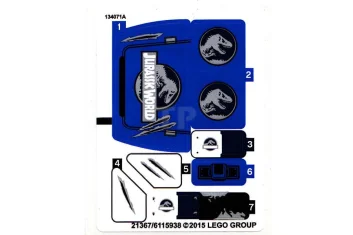 LEGO Sticker for Set 75916