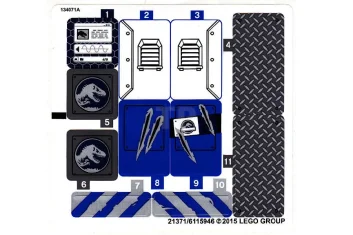 LEGO Sticker for Set 75918