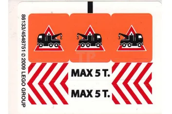 LEGO Sticker for Set 7638 