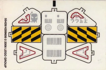 LEGO Sticker for Set 7711 