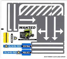 LEGO Sticker for Set 8196