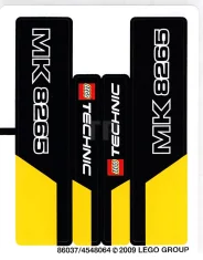 LEGO Sticker for Set 8265 