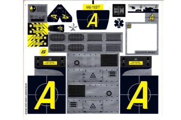 LEGO Autocollant pour l'ensemble 8635 - Feuille 1