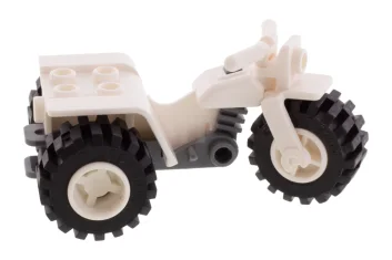 LEGO Tricycle Complete Assembly with Dark Bluish Gray Chassis & White…