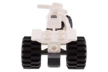 LEGO Tricycle Complete Assembly with Dark Bluish Gray Chassis & White…