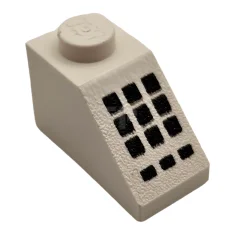 LEGO Pendenza 2 x 1 - 45° con schema a bottoni