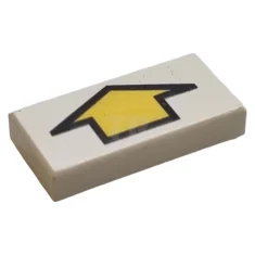 LEGO Piastrelle 1 x 2 con motivo a freccia corta