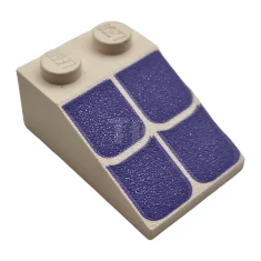 LEGO Pendenza 3 x 2 - 33° con schema a piastrelle