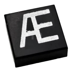 LEGO Fliese 1 x 1 mit Buchstabe Æ-Muster