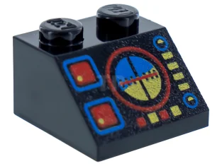 LEGO Slope 2 x 2 - 45° with Flight Control Pattern