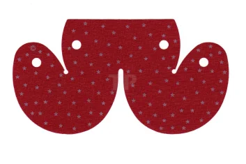 LEGO Cloth Bed Curtains with Dark Gray Stars Pattern