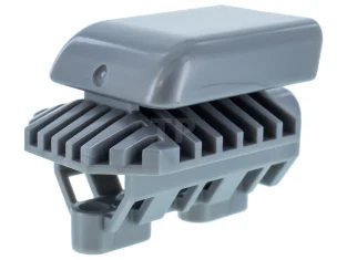 LEGO Technic motor afstelbaar, blok met trapeziumvormige luchthapper (voor onderdeel 2133)