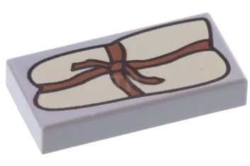 LEGO Tile 1 x 2 with Bag Pattern