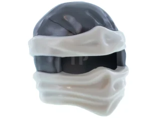 LEGO Minifig, Headgear Ninjago Wrap Type 2 with White Wraps and…