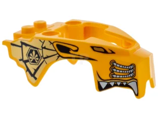 LEGO Carénage de volant d'inertie en forme de lion avec motif