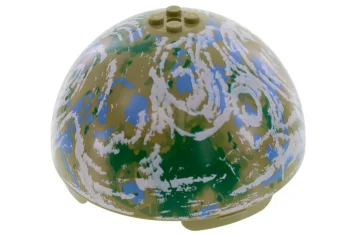 LEGO Cylinder Hemisphere 11 x 11, Studs on Top (Forest Moon…