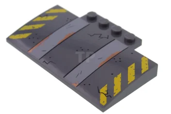 LEGO Slope, Curved 5 x 8 x 2/3 with Ramp and…