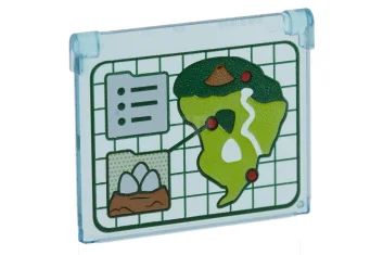 LEGO Verre pour fenêtre 1 x 4 x 3 - Ouverture…