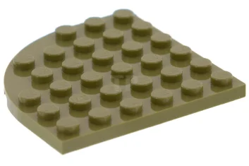 LEGO Plate 6 x 6 Round Corner