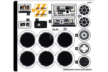 LEGO Aufkleber für Set 75212