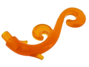 LEGO Plant Stem, Curved with 2 Thorns and 2 Swirls