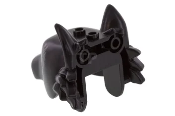 LEGO Testa di volpe con occhi turchesi scuri, volute d'argento e…