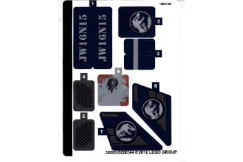 LEGO Sticker for Set 75928