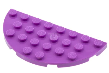 LEGO Plate 4 x 8 Round Corner Double
