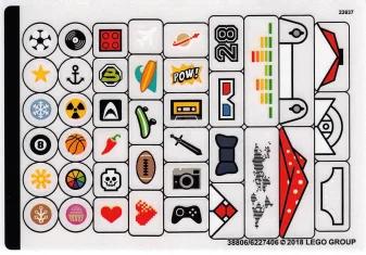 LEGO Autocollant pour l'ensemble 41597