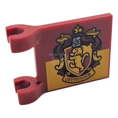 LEGO Flag 2 x 2 Square with Gryffindor House Crest Pattern