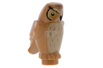LEGO Owl, Angular Features with Feathers Pattern