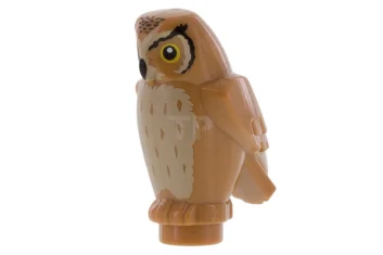 LEGO Owl, Angular Features with Feathers Pattern