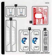LEGO Sticker for Set 60194