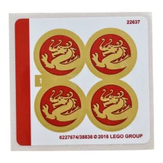 LEGO Sticker for Set 70650