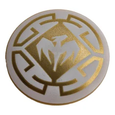 LEGO Minifig, Shield Round with Rounded Front with Dragon and Decorative…