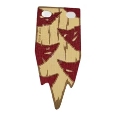 LEGO Cloth Flag 6.5 x 4 Wave with Dark Red Triangles…