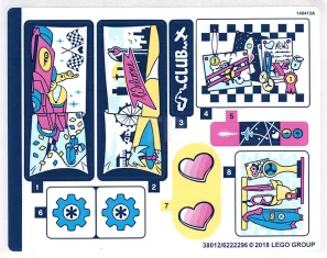 LEGO Sticker for Set 41343