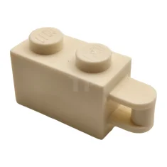 LEGO Steen, aangepast 1 x 2 met handvat aan uiteinde -…