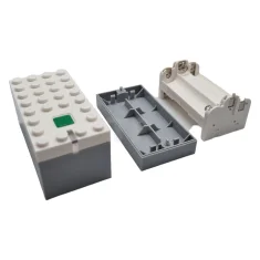 LEGO Elektrischer 9V-Batterie Box Powered Up Bluetooth HUB mit leicht bläulich-grauer…